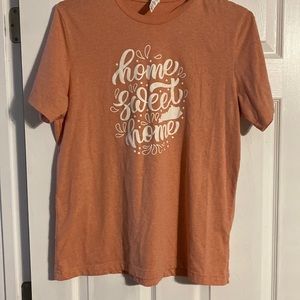 Peach home sweet home tshirt. Size xl